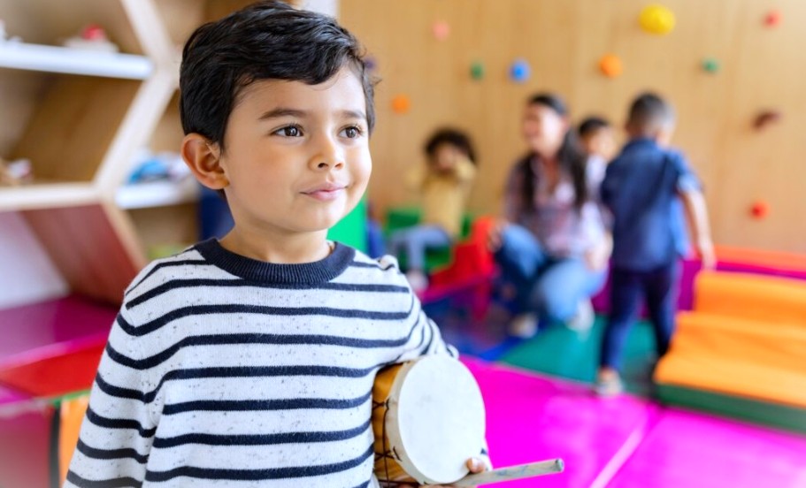 boy with drum